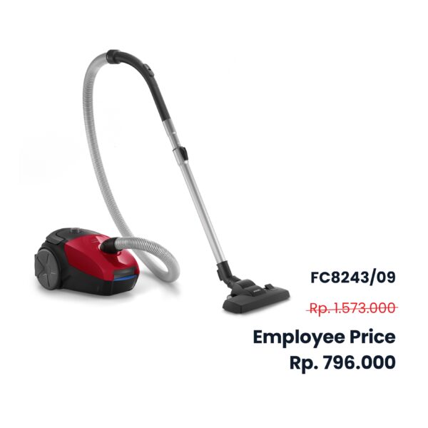 FC8243/09 (Sporty Red) – Philips Vacuum Cleaner (MAX 1 PCS/CUSTOMER)