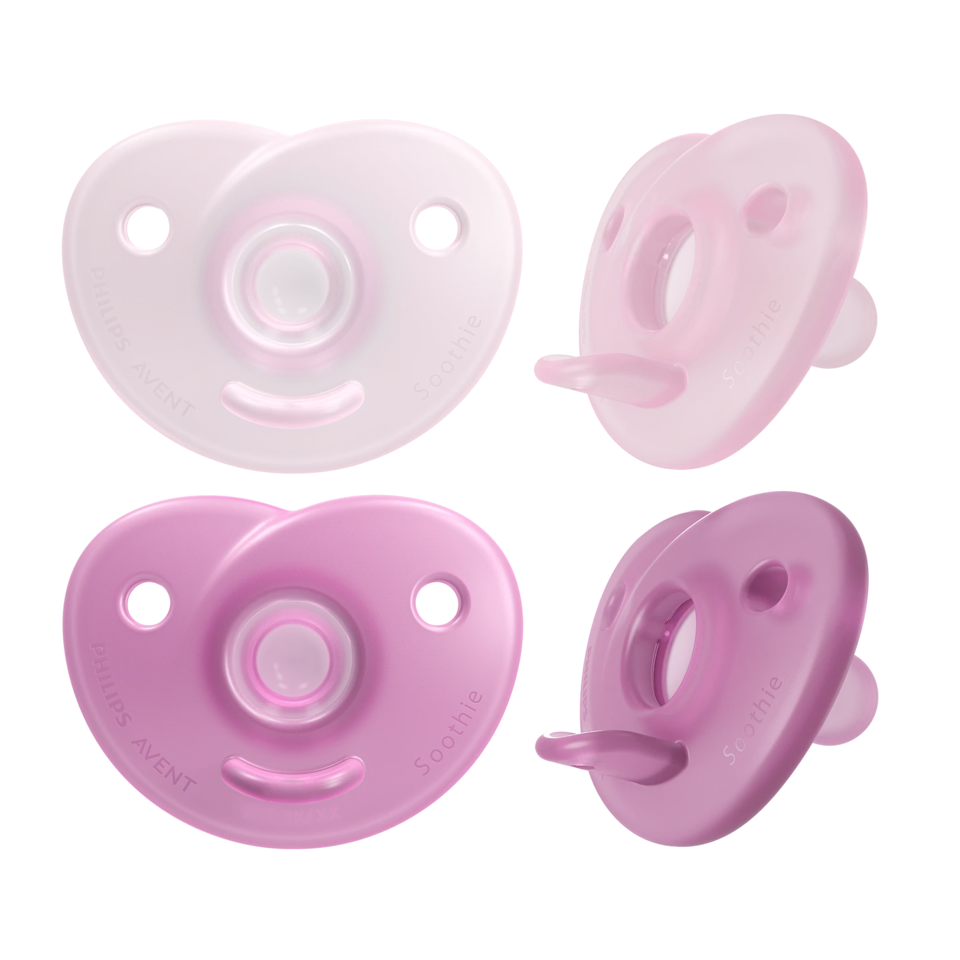 SCF099/22 - Philips Avent Soother 0-6m Heart Soothie Pink