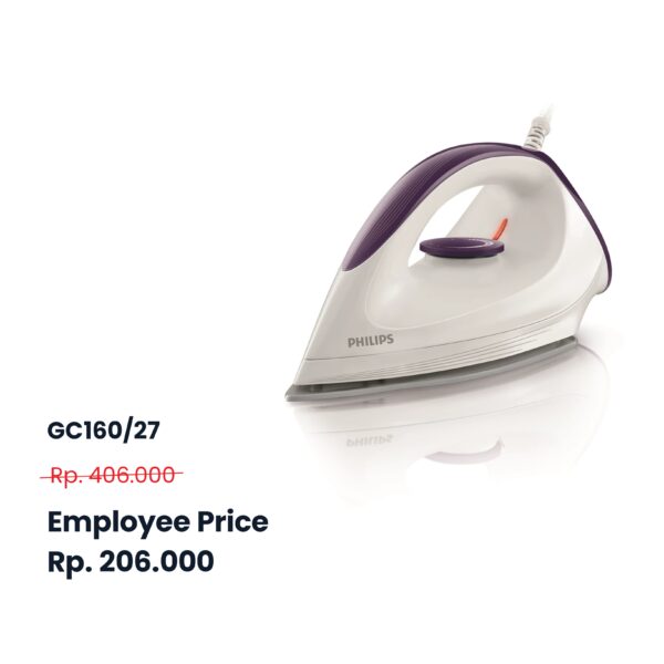 GC160/27 - Philips Dry Iron (MAX 8 PCS/CUSTOMER)