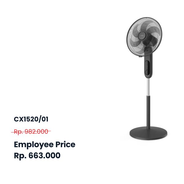 CX1520/01 - Phlips Standing Pedestal Fan 6 Blade Remote (MAX 1 PCS/CUSTOMER)